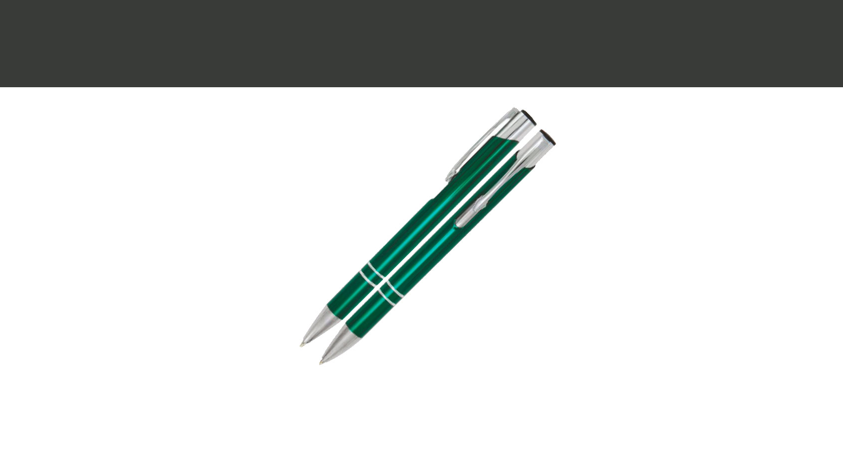 Długopis COSMO C-13 ciemnozielony