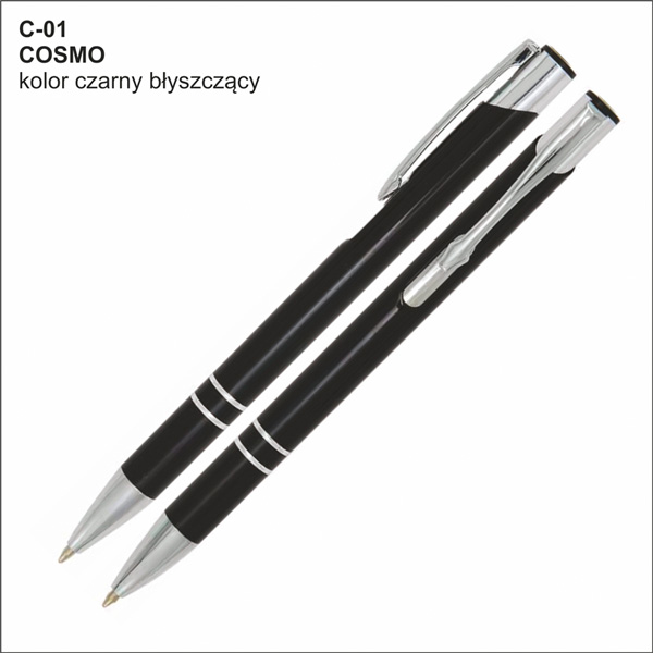 długopis COSMO czarny