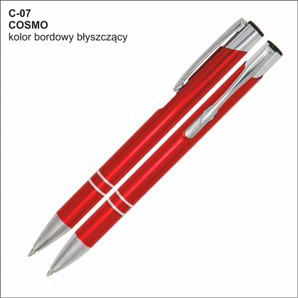 długopis COSMO bordowy