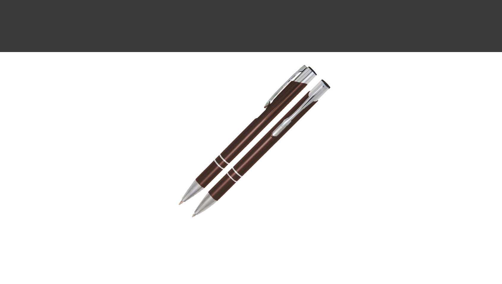 Długopis COSMO C-23 brązowy