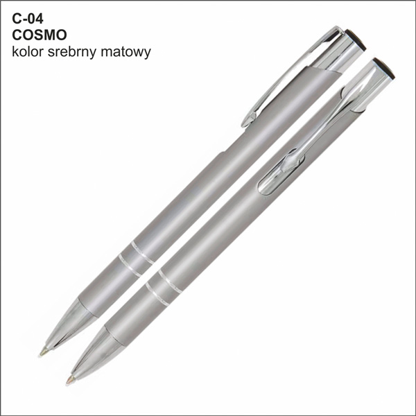 długopis COSMO srebrny