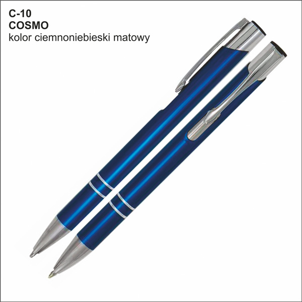 długopis COSMO ciemnoniebieski