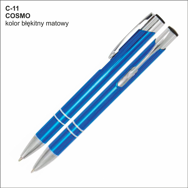 długopis COSMO błękitny
