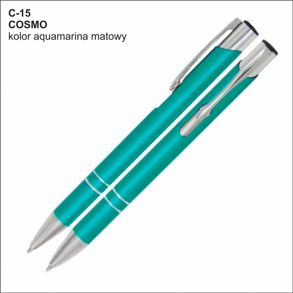 długopis COSMO aquamarine