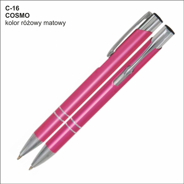 długopis COSMO różowy