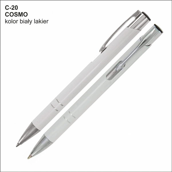 długopis COSMO biały